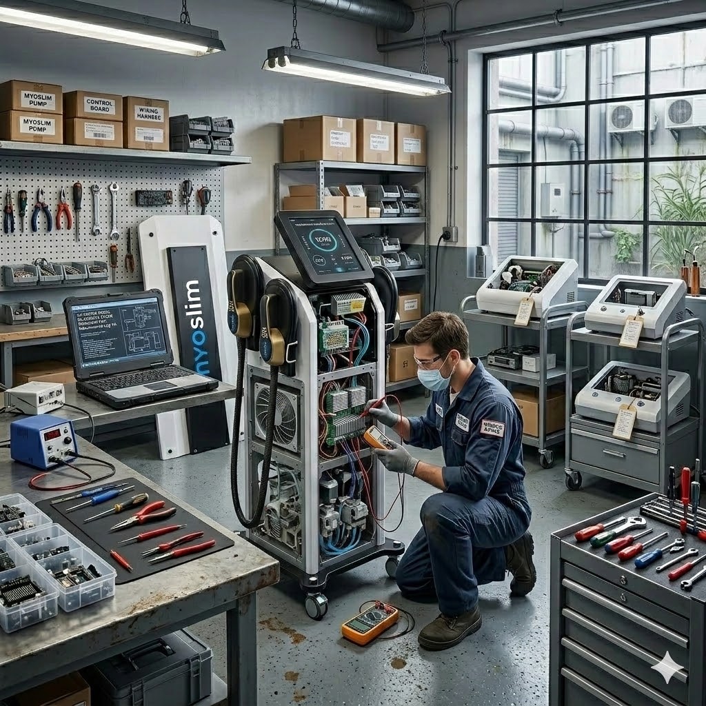 Servisní zázemí Lunafit